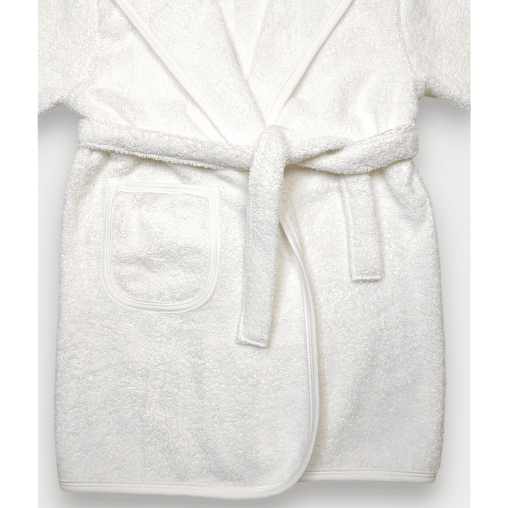 Rainy Детски халат с ушички 1-4 г. Мече екрю
