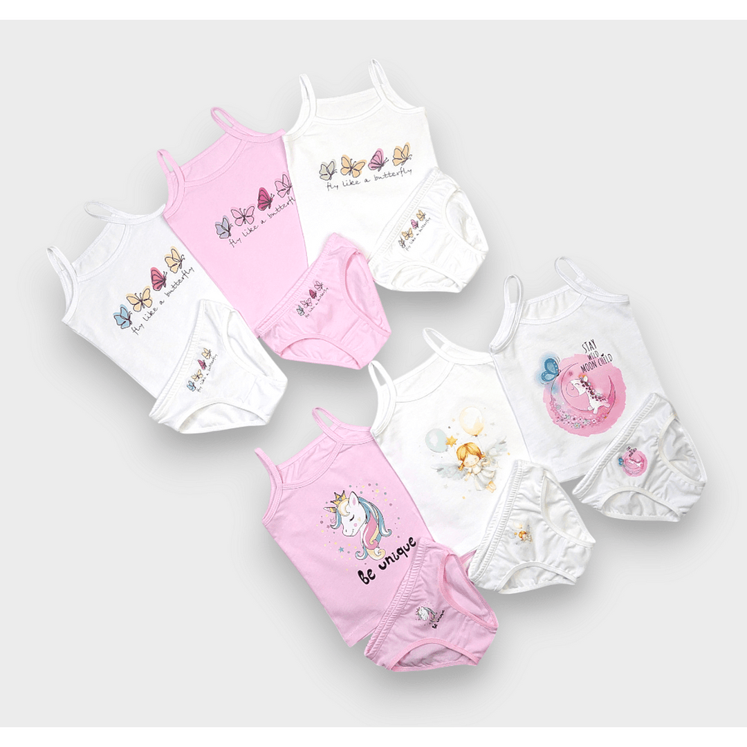 Rainy Детски корсаж Пеперудки 80-110см. екрю