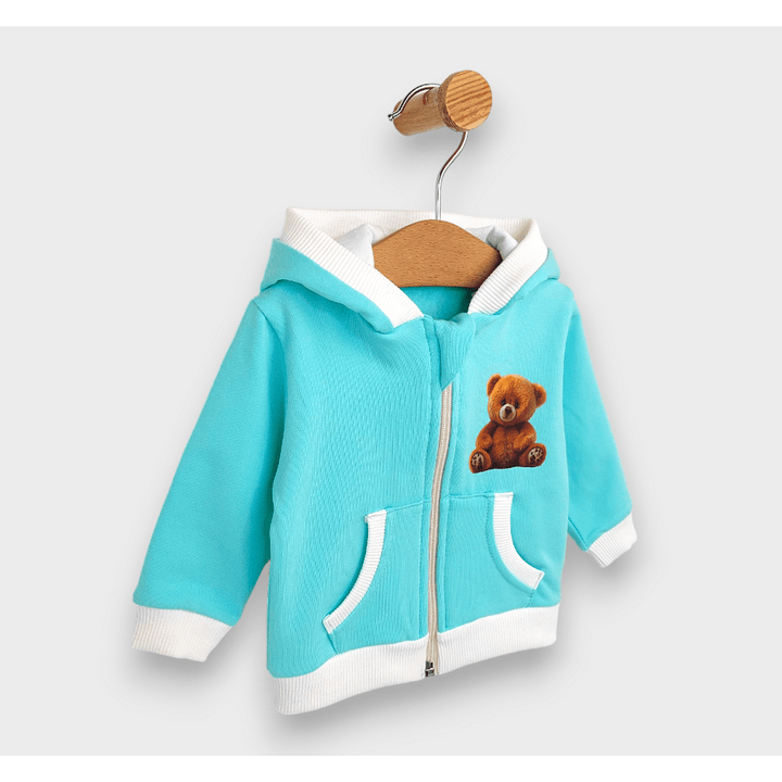 Rainy Детски суитшърт Cute Bear 62-92 см. резеда