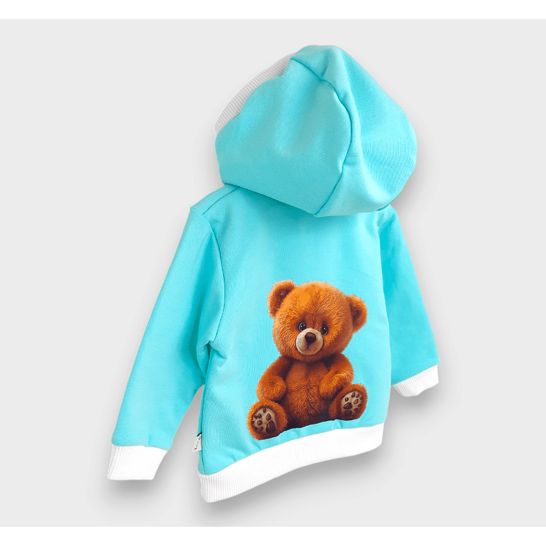 Rainy Детски суитшърт Cute Bear 62-92 см. резеда