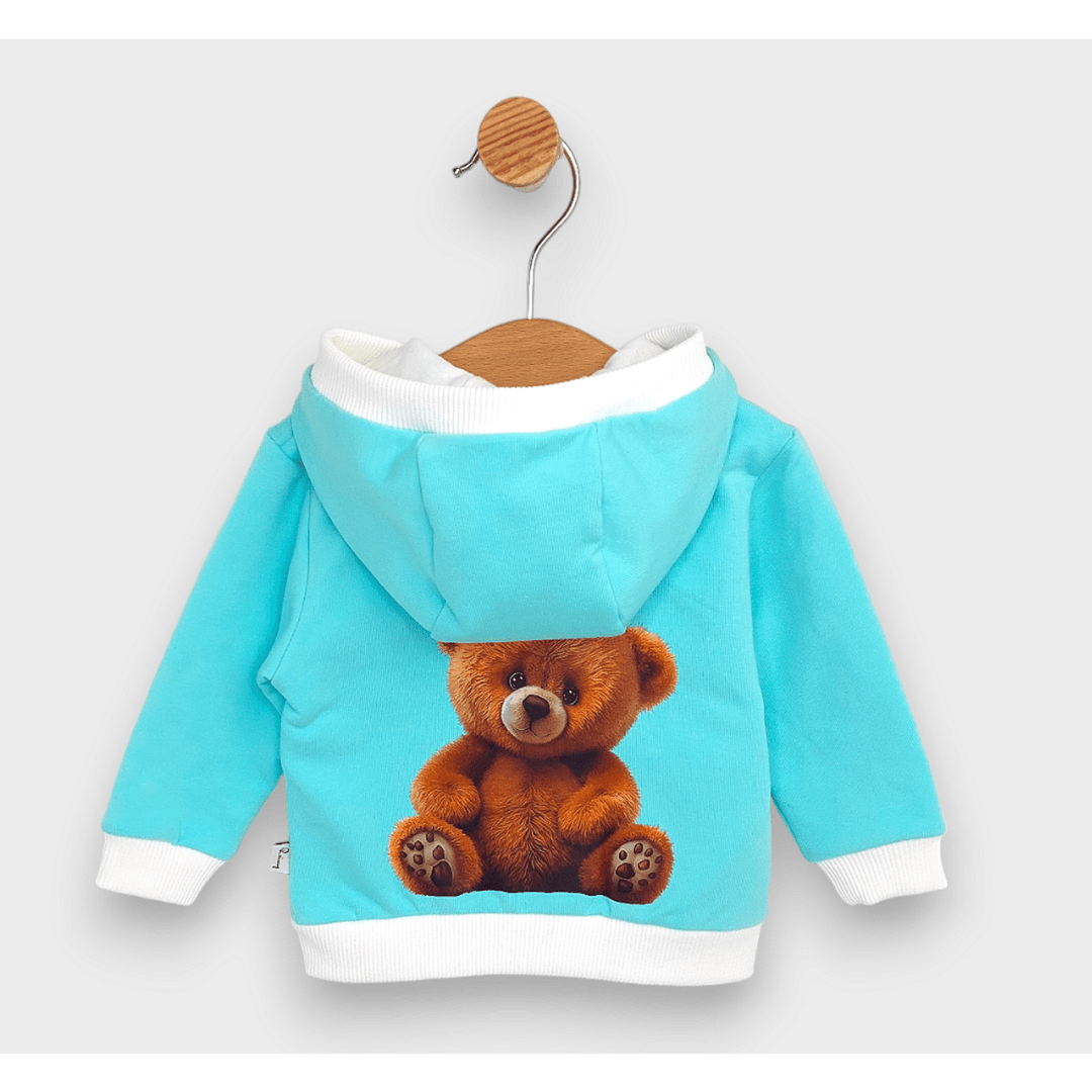Rainy Детски суитшърт Cute Bear 62-92 см. резеда