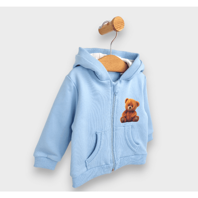 Rainy Детски суитшърт Cute Bear 62-92 см. син