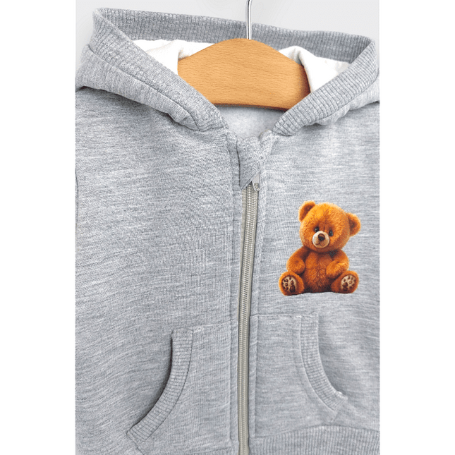 Rainy Детски суитшърт Cute Bear 62-92 см. сив