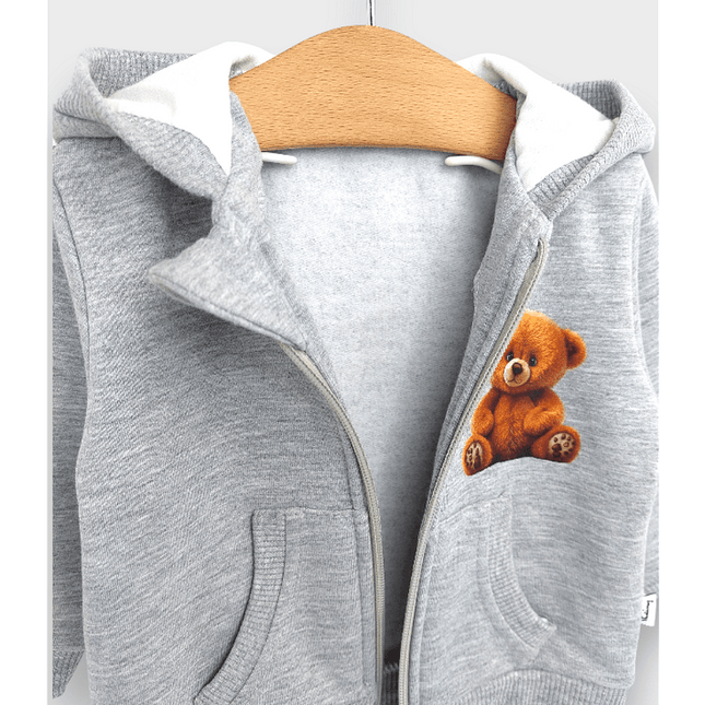 Rainy Детски суитшърт Cute Bear 62-92 см. сив