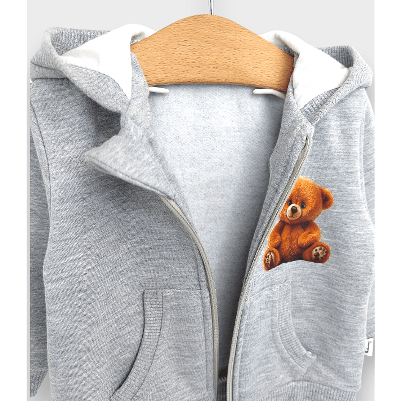 Rainy Детски суитшърт Cute Bear 62-92 см. сив