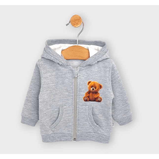 Rainy Детски суитшърт Cute Bear 62-92 см. сив