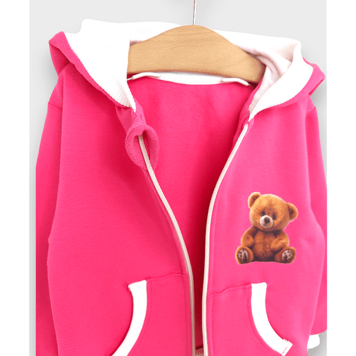 Rainy Детски суитшърт Cute Bear 80-92 см. розов