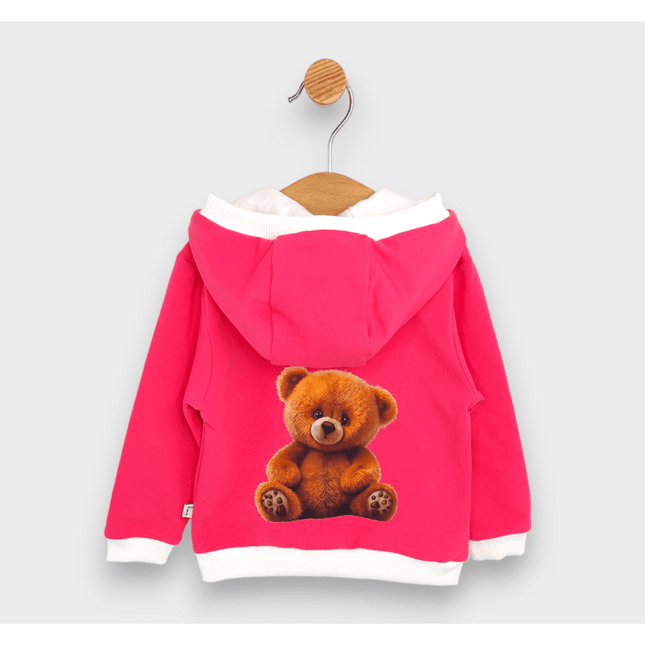 Rainy Детски суитшърт Cute Bear 80-92 см. розов