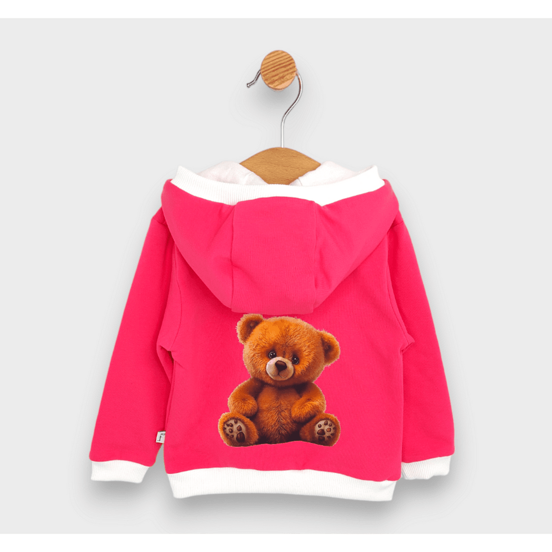 Rainy Детски суитшърт Cute Bear 80-92 см. розов