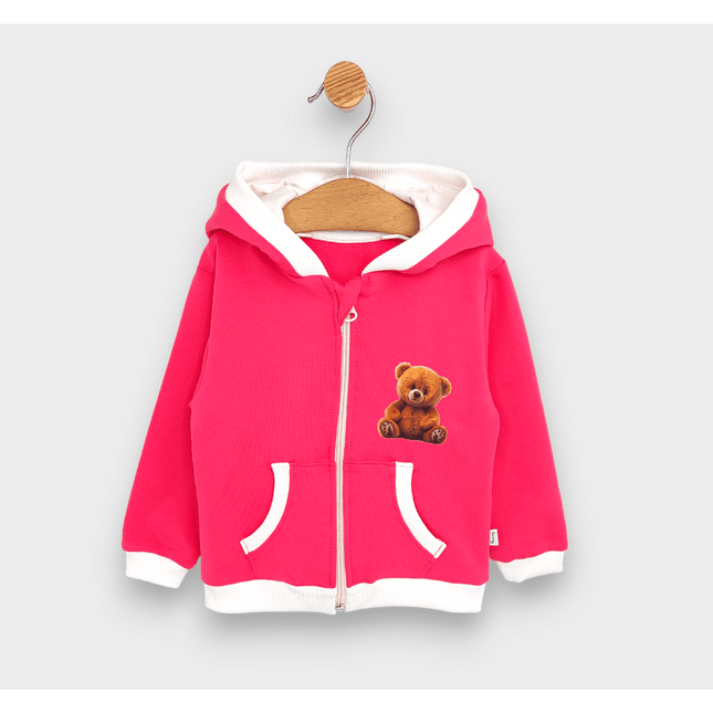 Rainy Детски суитшърт Cute Bear 80-92 см. розов