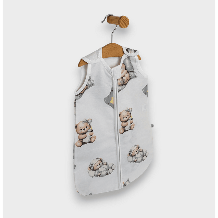 Rainy Детско спално чувалче Класик с цип Мече с шише