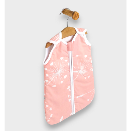 Rainy Детско спално чувалче Класик с цип Розови глухарчета розов