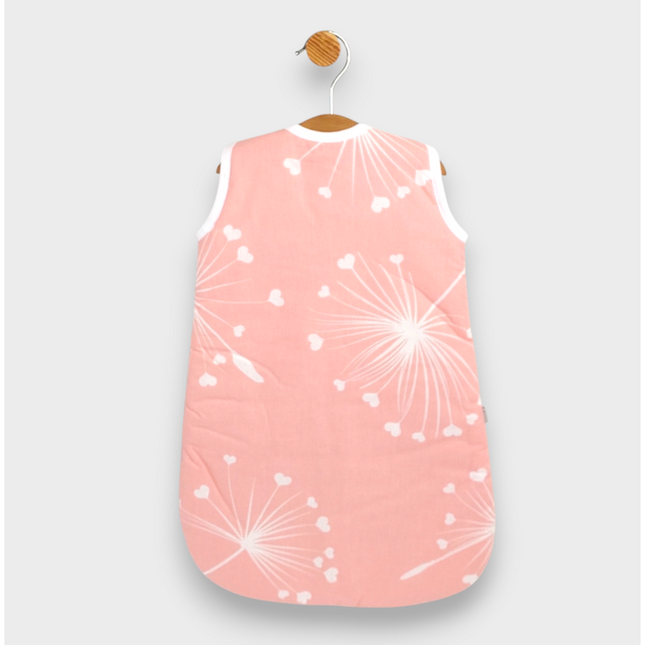 Rainy Детско спално чувалче Класик с цип Розови глухарчета розов