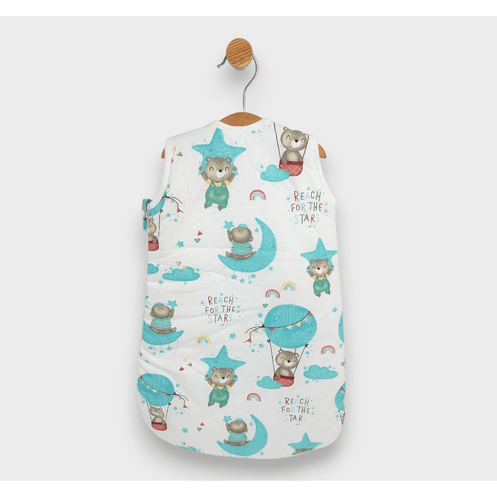 Rainy Детско спално чувалче Sweet Dreams Мече на луна резеда