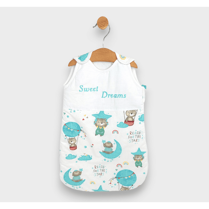 Rainy Детско спално чувалче Sweet Dreams Мече на луна резеда