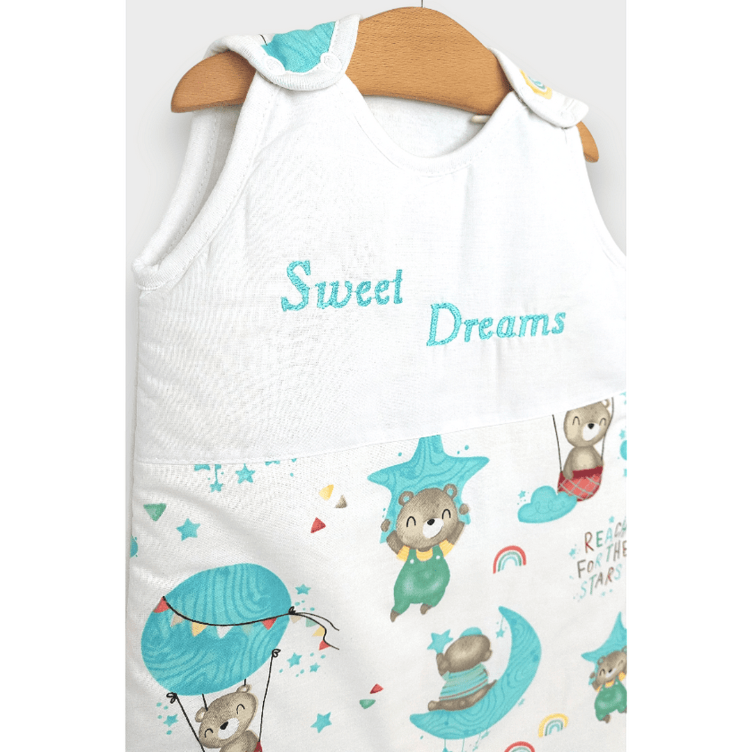 Rainy Детско спално чувалче Sweet Dreams Мече на луна резеда