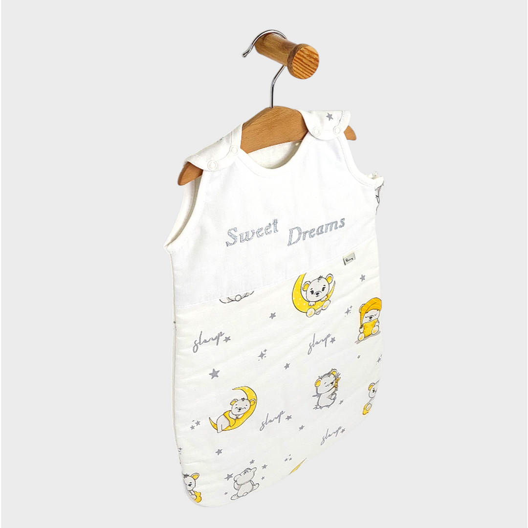 Rainy Детско спално чувалче Sweet Dreams Мече на жълта луна