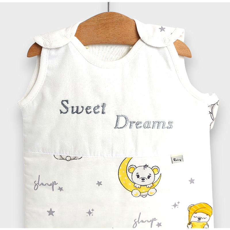 Rainy Детско спално чувалче Sweet Dreams Мече на жълта луна