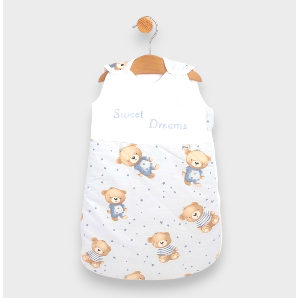 Rainy Детско спално чувалче Sweet Dreams Мече син