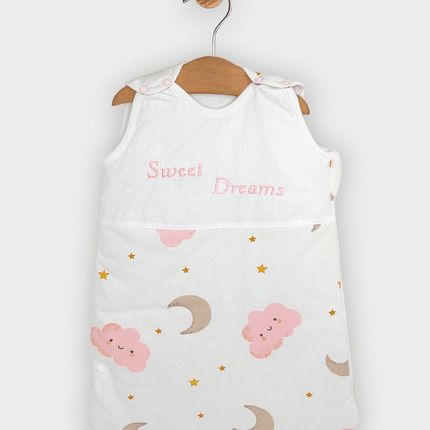 Rainy Детско спално чувалче Sweet Dreams Розови облаци