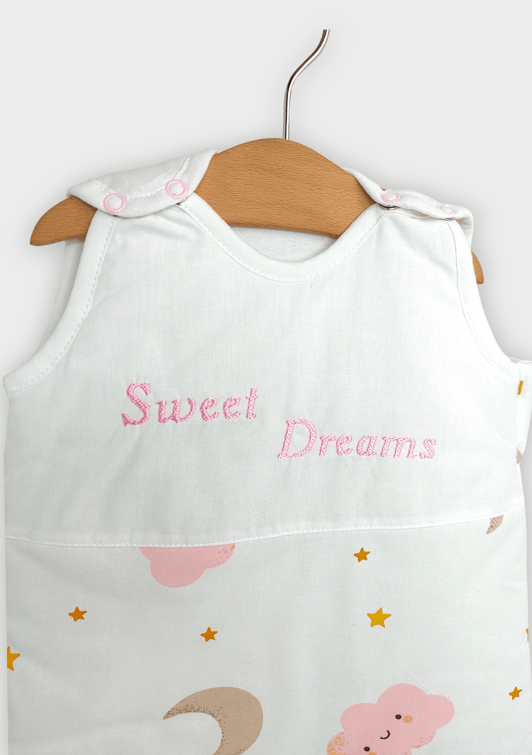 Rainy Детско спално чувалче Sweet Dreams Розови облаци