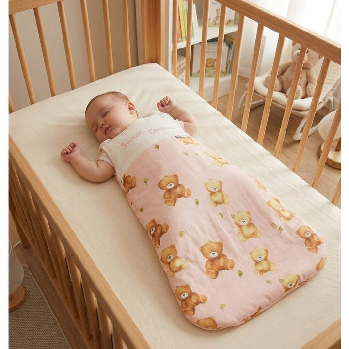 Rainy Детско спално чувалче Sweet Dreams Мече розов