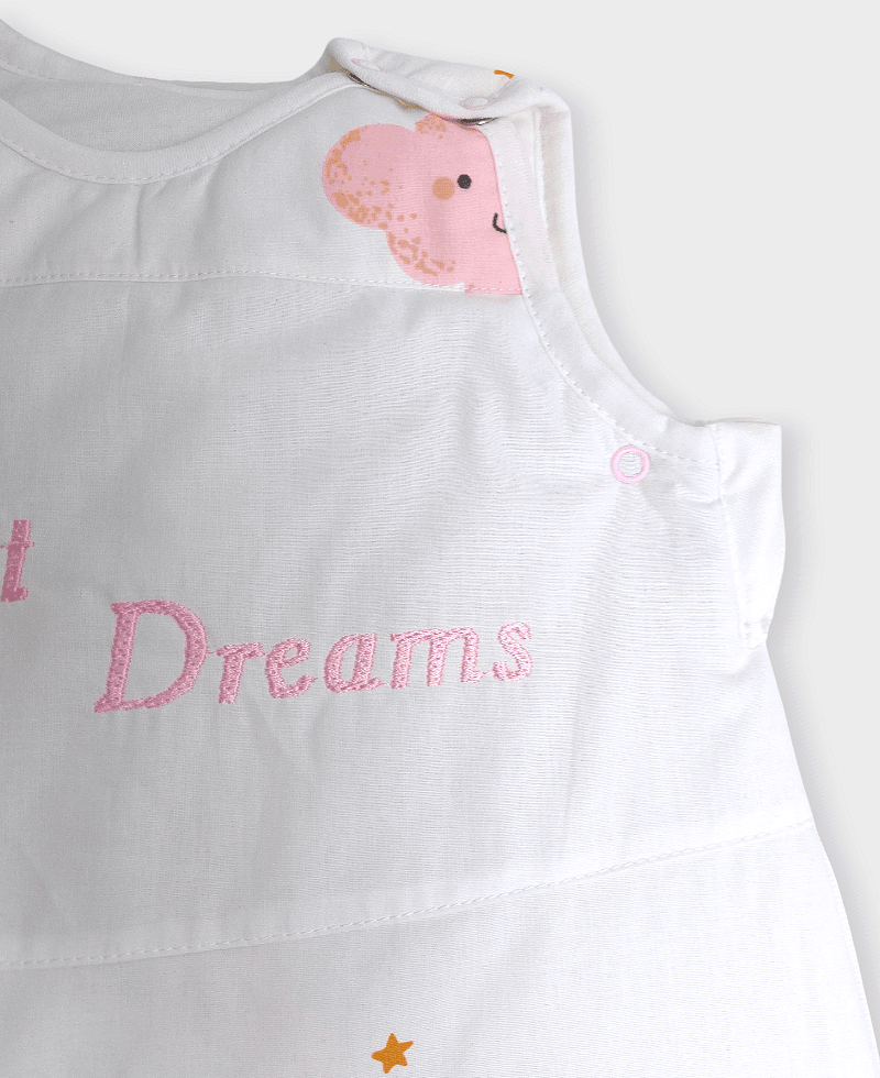 Rainy Детско спално чувалче Sweet Dreams Розови облаци