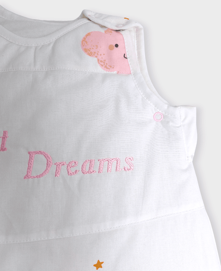 Rainy Детско спално чувалче Sweet Dreams Розови облаци