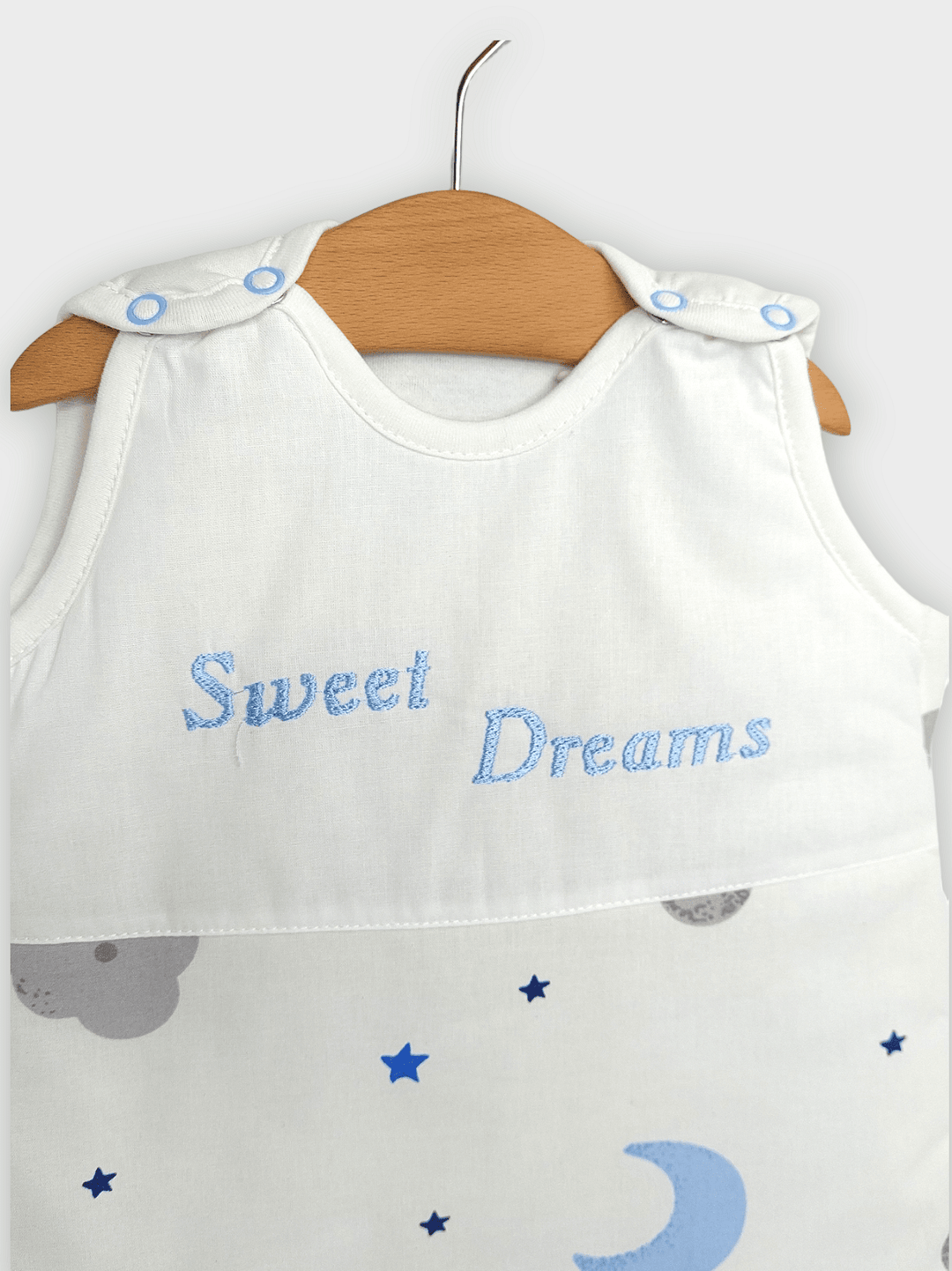 Rainy Детско спално чувалче Sweet Dreams Сиви облаци