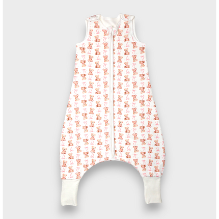 Rainy Гащеризон за сън с крачета Мече с панделка