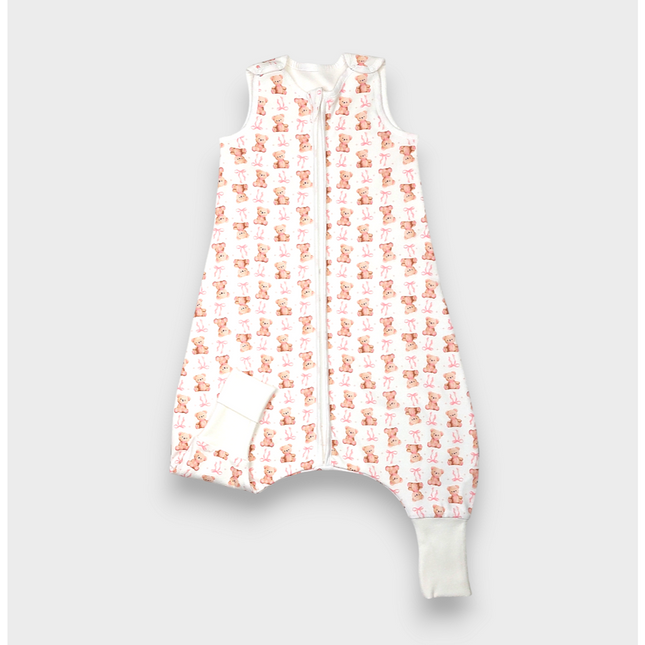 Rainy Гащеризон за сън с крачета Мече с панделка