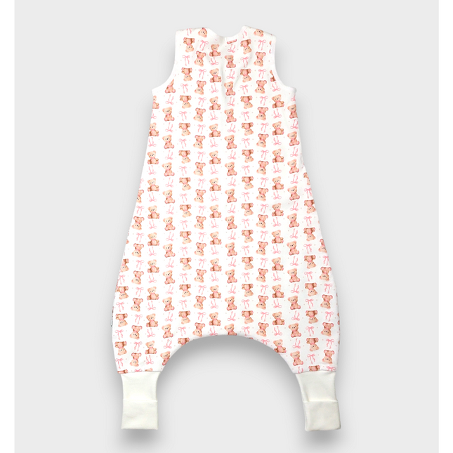 Rainy Гащеризон за сън с крачета Мече с панделка