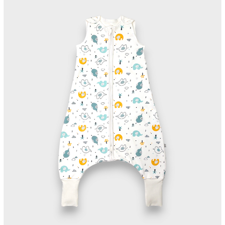 Rainy Гащеризон за сън с крачета Шарени слончета