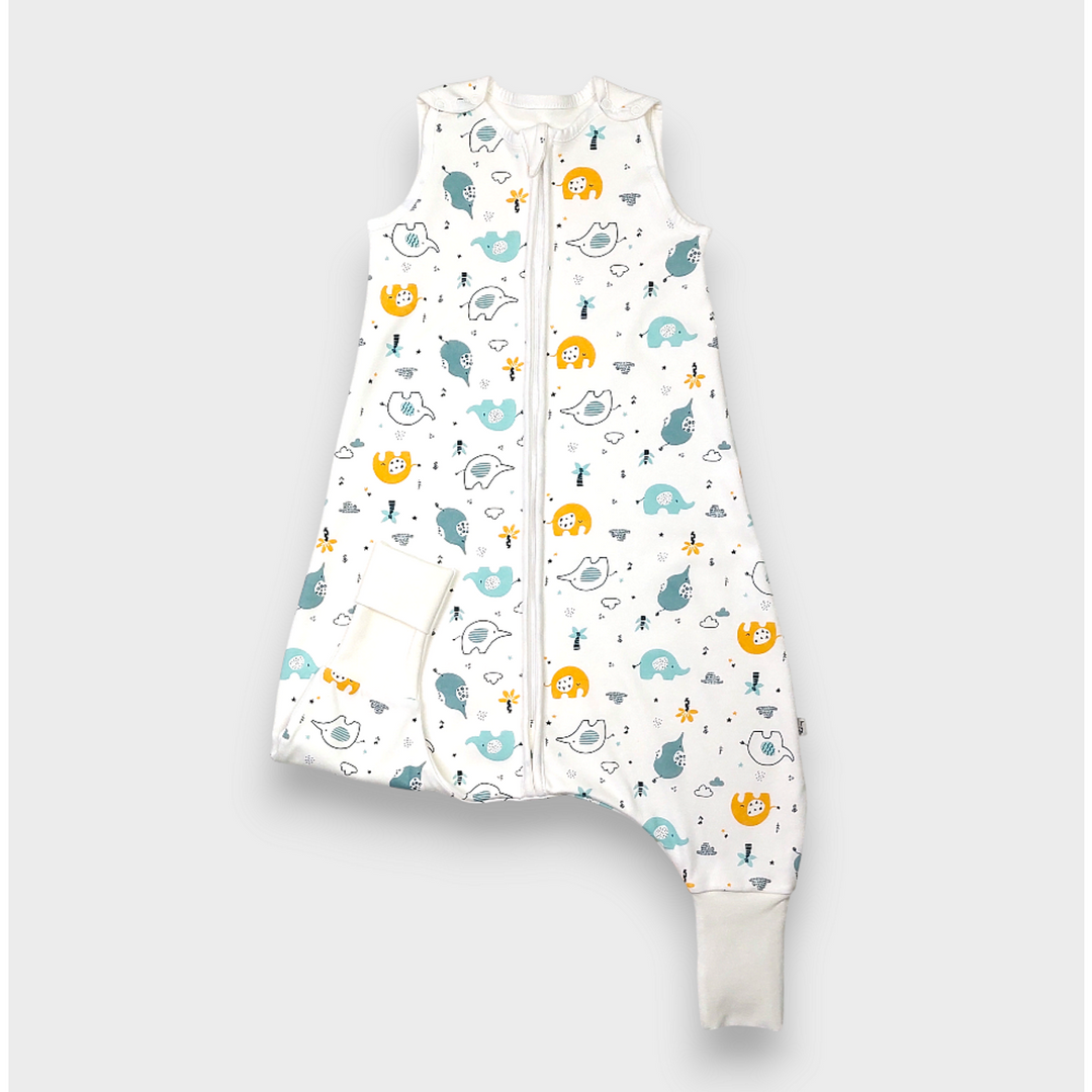 Rainy Гащеризон за сън с крачета Шарени слончета