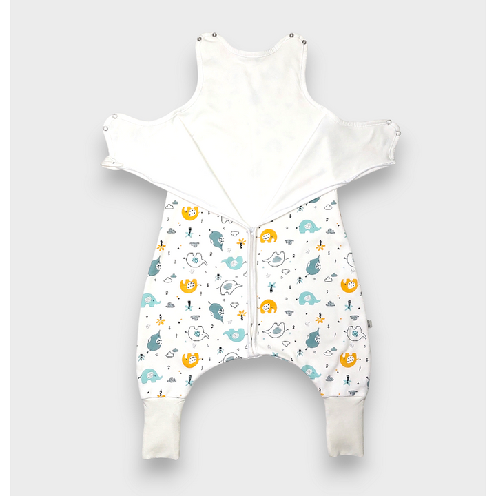 Rainy Гащеризон за сън с крачета Шарени слончета