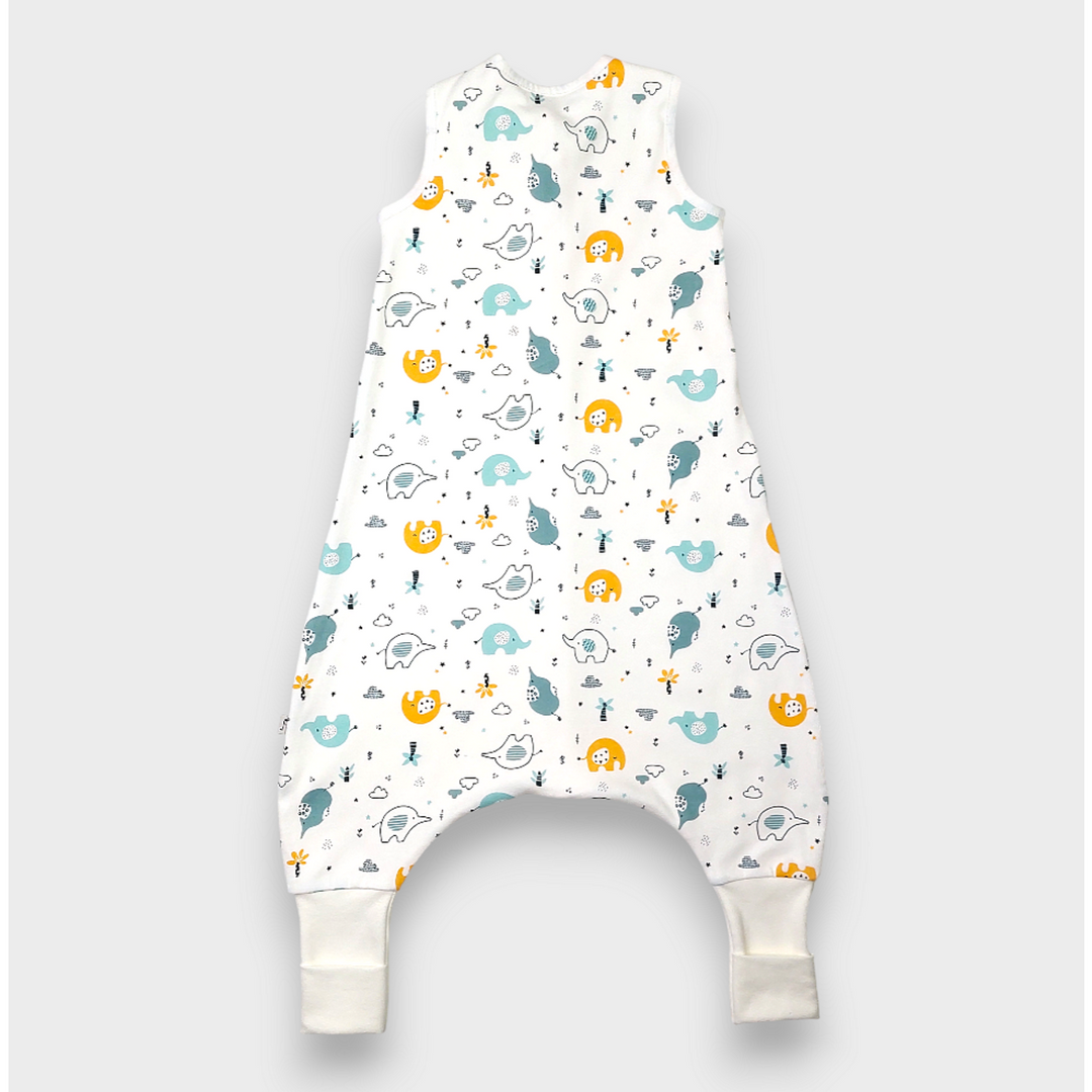 Rainy Гащеризон за сън с крачета Шарени слончета