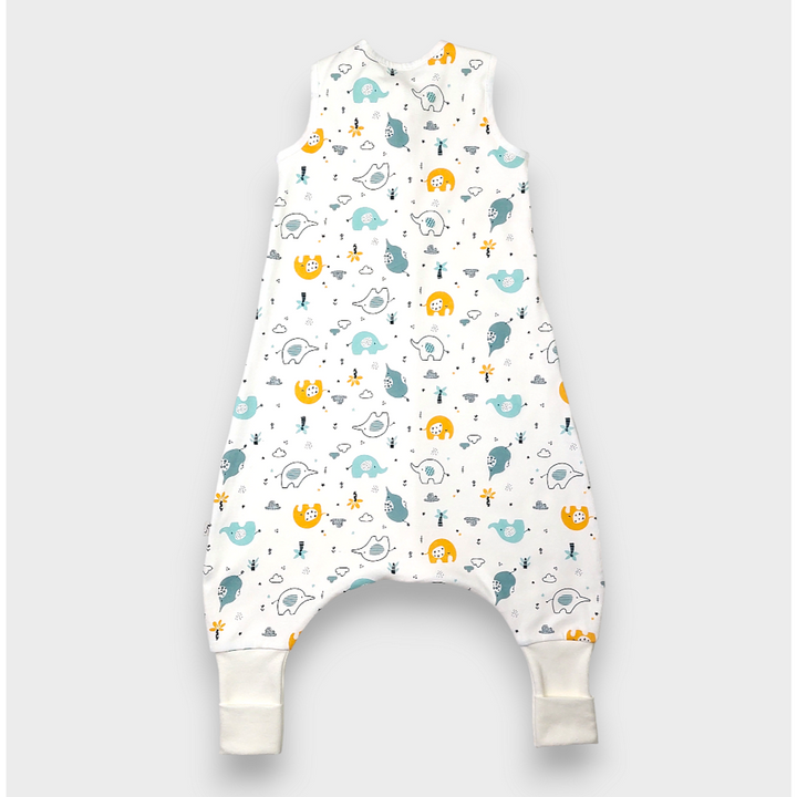 Rainy Гащеризон за сън с крачета Шарени слончета