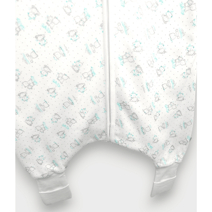Rainy Гащеризон за сън с крачета Сиви мечета Baby