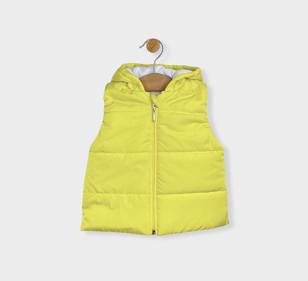 Rainy Грейка за бебе с качулка 62 - 86см. Yellow