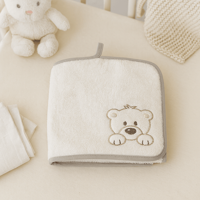 Rainy Хавлиена кърпа Мече 40х60 см. екрю