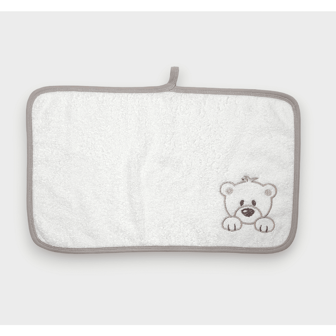 Rainy Комплект бебешка хавлия с качулка Мече 90х90 см. + кърпа 40х60см.