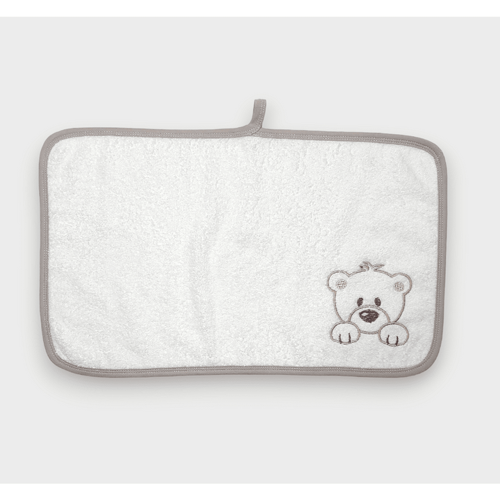 Rainy Комплект бебешка хавлия с качулка Мече 90х90 см. + кърпа 40х60см.