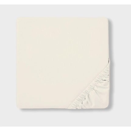 Rainy Комплект бебешки трикотажен чаршаф с ластик и капитониран протектор Лукс 60х120 см. екрю