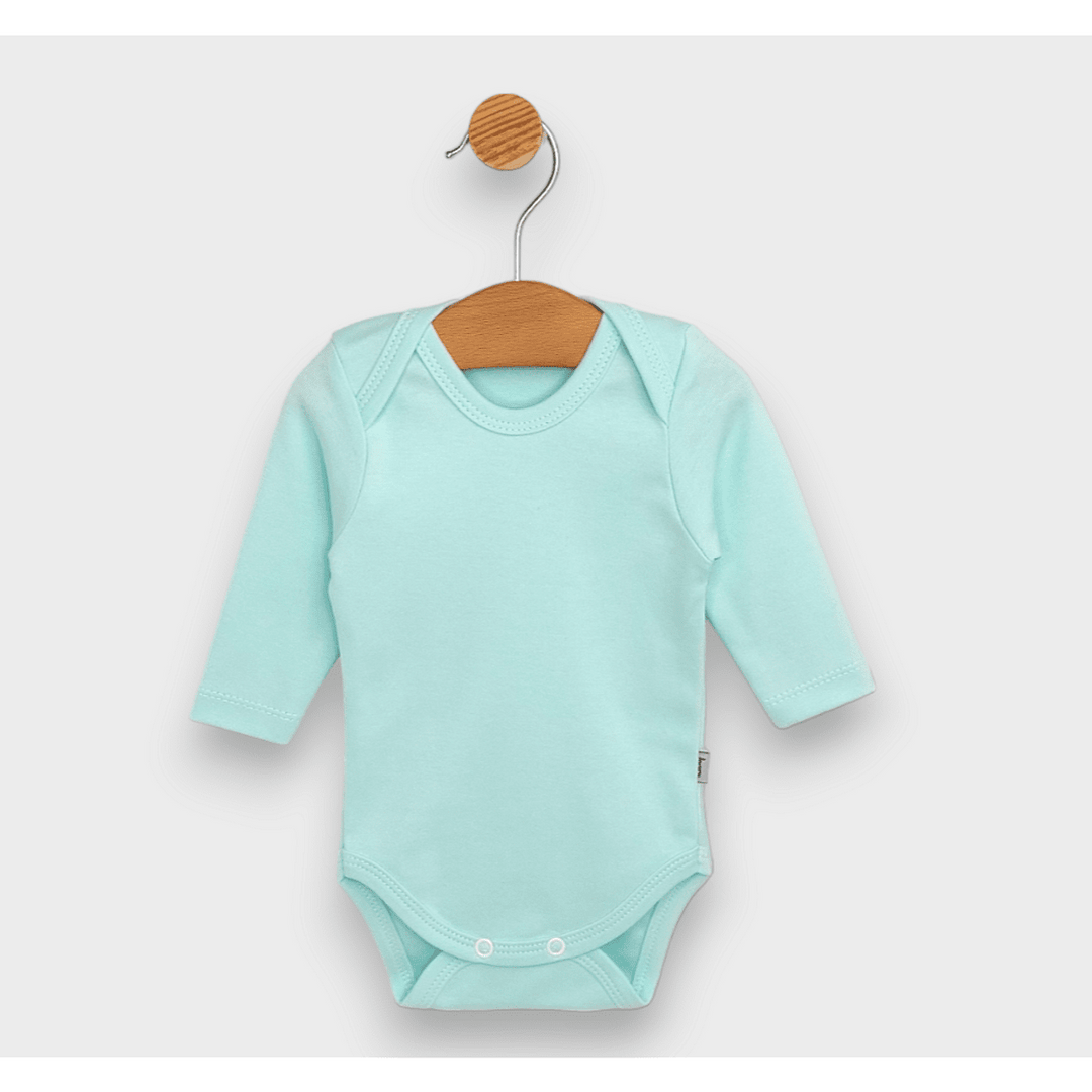 Rainy Комплект бодита 2 броя 48 - 68см. Сиви мечета Baby /резеда