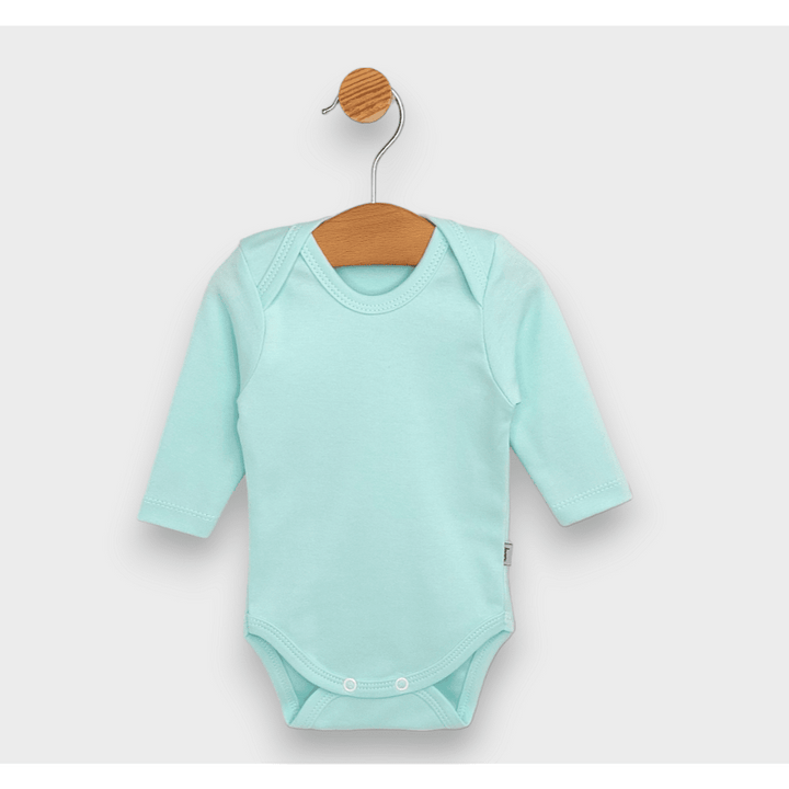 Rainy Комплект бодита 2 броя 48 - 68см. Сиви мечета Baby /резеда
