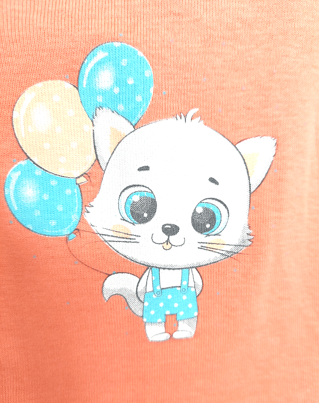 Rainy Комплект бодита 2 броя Коте с балони 48 - 80 см.