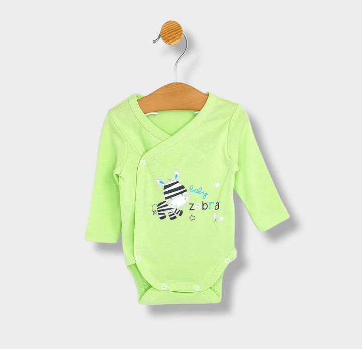 Rainy Комплект бодита 3 части Baby Zebra зелено 56-74 см