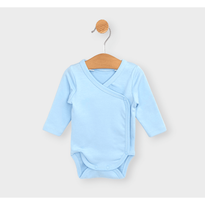 Rainy Комплект бодита 3 части дълъг ръкав 48 - 68 см. син/син океан/млечно зелен