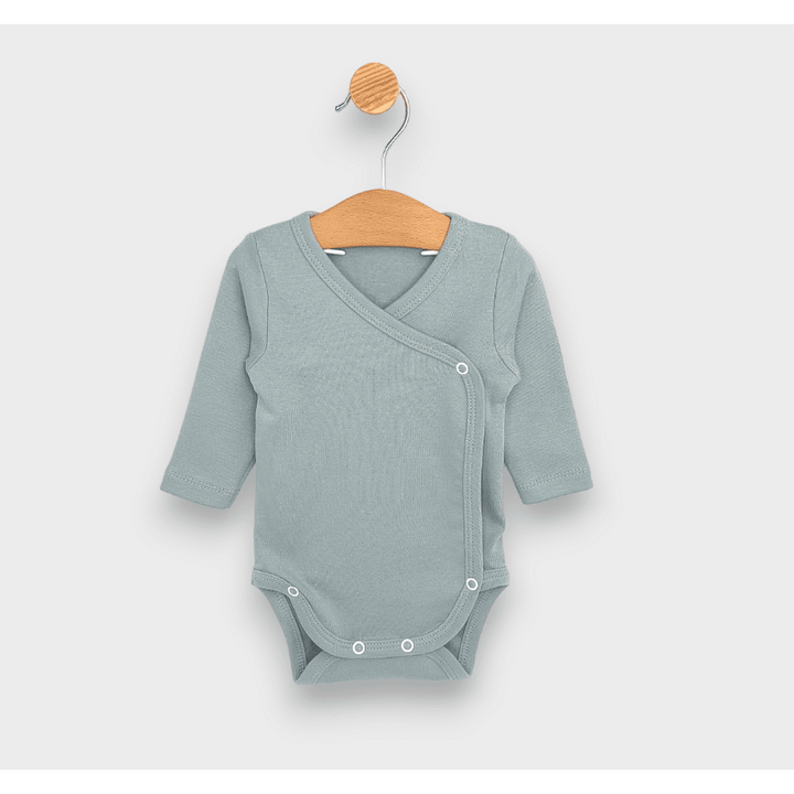 Rainy Комплект бодита 3 части дълъг ръкав 48 - 68 см. син/син океан/млечно зелен