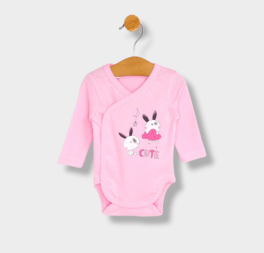 Rainy Комплект бодита 3 части Cute розово 56-74 см